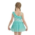 thumbnail image 3 of Ardorlove Girls Swimsuits One Piece with Mesh Skirt (Age 5-12Y) Swimsuit Teen Girls Bathing Suit Quick Dry One Shoulder Ruffle Swimwear, 3 of 6