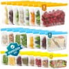 24 Count: 8 Gallon Bags & 8 Sandwich Bags & 8 Snack Bags A