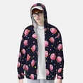 thumbnail image 4 of Gaeub Cartoon Donut Planets Men's and Women's UPF 50+ Long-Sleeved Sun Protection Clothing, Fishing Shirt Long Sleeve Zip - XX-Large, 4 of 9