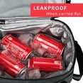 thumbnail image 6 of Tirrinia Expandable Insulated Lunch Bag, Leakproof Lunch Cooler Tote with Shoulder Strap for Men and Women, Suitable for Work, Office, Travel, Picnic, 6 of 8