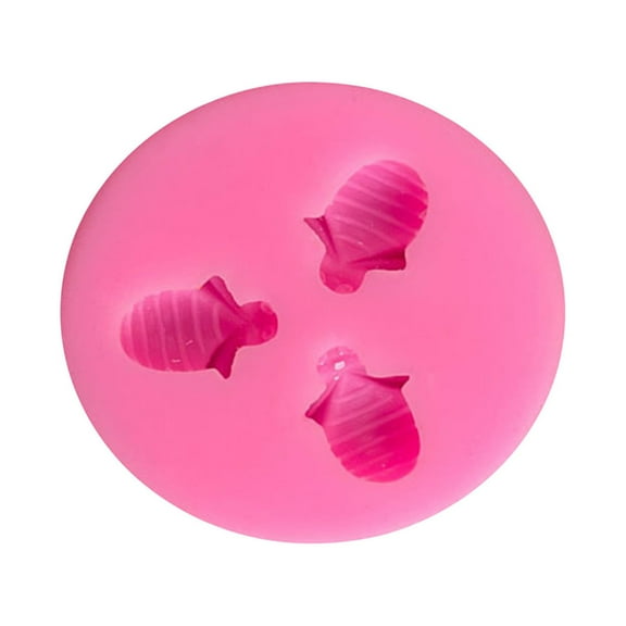 Wovilon Silicone Baking Pan Bee Honeycomb Shape Molds Chocolate Cake Decoration Fondant Molds