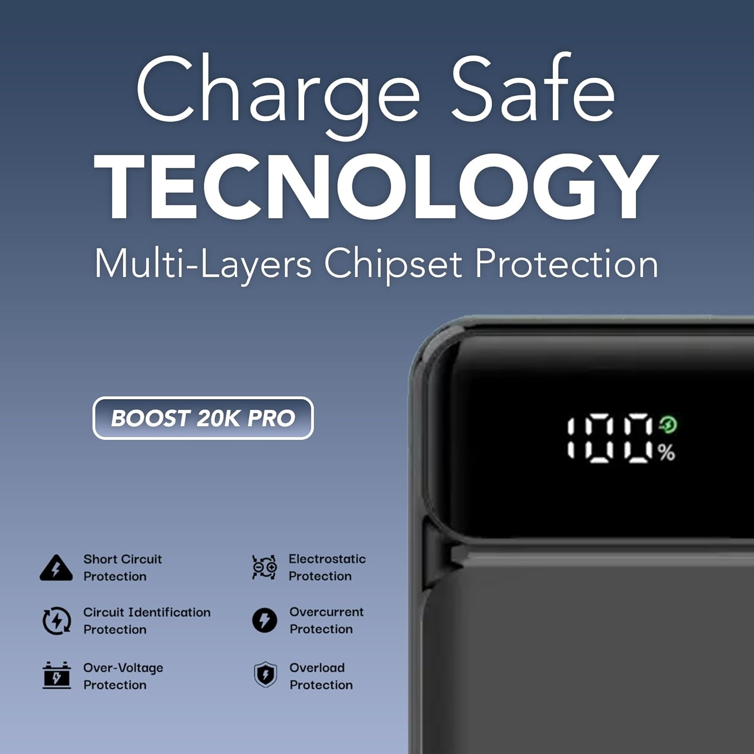 Nazarian Portable Charger Power Bank 10000mAh - Fast Charging Battery Pack - Portable with Built-in Cable, LED Display, Type-C & USB-A Ports, Travel Essentials Portable Phone Charger for Phones