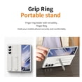 thumbnail image 5 of ELEHOLD Case for Samsung Galaxy Z Fold 6, Anti-Drop Slim Case with S Pen Holder & Kickstand & Strap,White, 5 of 7