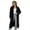Black, variant on Women Long Cardigan Sweaters Cable Knit Open Front Fall Coat Elegant Calf Length Silhouette Pattern Relaxed Pockets Included Great for Chilly Evening Walks (Black, XL)