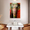thumbnail image 3 of Elephant Stock Indian Festival Elephant Wall Art - Vertical Canvas Wall Art - Living Room Wall Decor - Animal Canvas - Brown And Red Decor - 32" x 48", 3 of 8