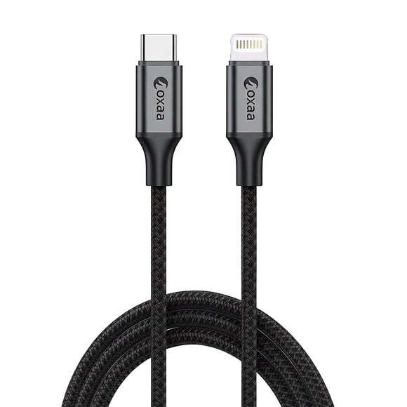 OXAA USB C to Lightning Cable 30W– Fast Charging MFI certified braided Cables for iOS Devices