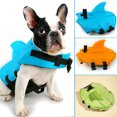 thumbnail image 2 of CAROOTU Dog Life Jackets Cute Shark Fin Swimsuit Preserver Flotation Vest for The Pool Beach Boating, 2 of 6