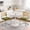 Olivegreen2/White 31.5 Inch Table, variant on Kitchen Table and Chairs for 2, 24" Dining Table Set for 2 with Velvet Upholstered Chairs, 3 Piece Round Kitchen Table Set, Dining Room Table Set for Small Space, Apartment