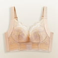 thumbnail image 3 of Lixiuxyad Full Coverage Underwire Bra For Seamless With Wide Side Support And Comfortable Lift Everyday Wear,Bras for Women Beige 75A, 3 of 4