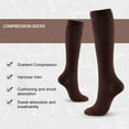 thumbnail image 2 of POINTERTECK Chaussettes de Compression pour Femmes et Hommes Soutien Gradué 15-20 mmHg Medias de Compresion Mujer(3 Paires), 2 of 8