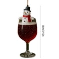 thumbnail image 5 of Shoreew Christmas Drink Cup Ornaments Acrylic Hanging Decor for Tree Car Mirror Festive Birthday Party Essentials, 5 of 7