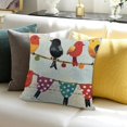 thumbnail image 3 of Bird Outdoor Square Indoor Decorative Throw Pillows, 3 of 5