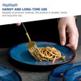 thumbnail image 4 of 1Pc Ceramic Western Food Steak Plate Practical Blue Spaghetti Serving Tray, 4 of 8