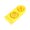 Yellow, variant on JeashCHAT Stainless Steel Knife 2 In 1 Fancy Double Head Kitchen Gadgets Knife