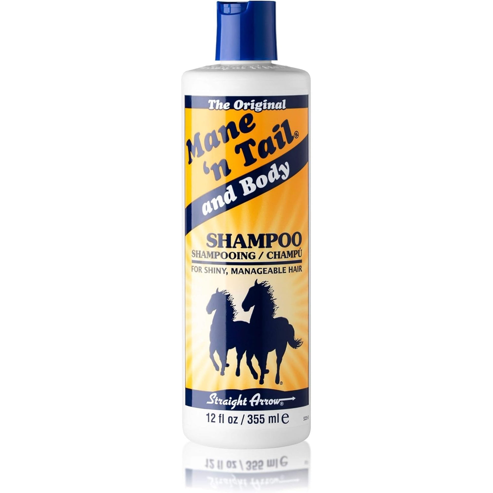 Mane 'n Tail and Body Original Formula Shampoo 12 oz - High Lather Moisturizing Cleanser - 2 Pack
