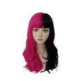 thumbnail image 1 of Movie Draculaura Cosplay Costume Wigs Long Black Pink Heat Resistant Synthetic Hair Halloween Party Role Play Carnival Props, 1 of 4