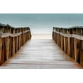 thumbnail image 2 of Delimont, Danita 18x13 White Modern Wood Framed Museum Art Print Titled - Ocean Boardwalk, 2 of 4