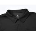 thumbnail image 3 of QPNGRP Men's Polo Shirt Short Sleeve Quick Dry Performance Lightweight Shirts, 3 of 5