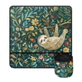 thumbnail image 2 of HELLHERO Sloth Floral Pattern Design Sewing Machine Pad Sewing Accessories Removable Storage Bag Foldable to Keep Sewing Accessories for Most Sewing Machines, 2 of 5