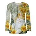 thumbnail image 5 of Women's Tee Shirts Long Sleeve Womens T Shirts Casual Pullover Shirts for Women My Items My Order, 5 of 5
