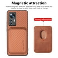 thumbnail image 4 of For Xiaomi 12T Pro Phone Case，Luxury Magnetic Carbon Fiber Shockproof Case，Leather Card Slot Case, 4 of 5