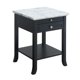 thumbnail image 1 of Mesa auxiliar Logan con cajón y tobogán de American Heritage(R6-358) Convenience Concepts R6-358, 1 of 2