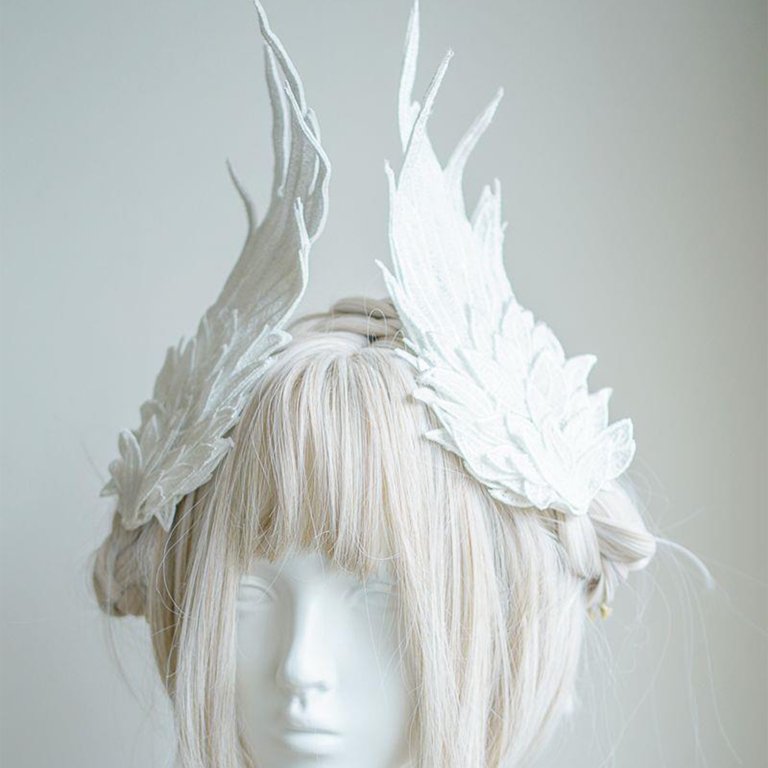 Aellinatey Lolita Angel Wing Hair Clips Barrette Angel Wing  display picture 3