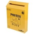thumbnail image 1 of KAKOWELY Wall Mounted Mailbox Newspaper Box Vintage Wall Mount Mailbox Post Box,11.42X"X8.66"X2.36", 1 of 5