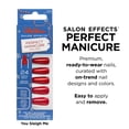 thumbnail image 3 of Sally Hansen Perfect Manicure Press On Nail Kit, Holiday Collection, You Sleigh Me, Almond, 3 of 8