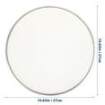 thumbnail image 2 of WRISTBIQUE Easy Install White Double Mesh Drum Cover for Drum with Enhanced Bass, 2 of 8