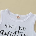 thumbnail image 3 of Dooleck Daddys Girl Baby Clothes Infant Toddler Letter Vest Top Shorts Set Outfit, 3 of 8