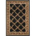 thumbnail image 2 of SAFAVIEH Lyndhurst Marshall Floral Border Area Rug, Black/Brown, 4' x 6', 2 of 5
