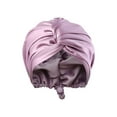 thumbnail image 1 of 1 unidad de gorro de satén de seda ajustable para dormir, gorro de doble capa, turbante para dormir, para mujeres y hombres, pelo rizado o liso, trenzas largas y grandes, unisex, 1 of 6