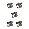 thumbnail image 2 of relayinert Rearview Mirror Pendant Fittings Car Pendants Automobile Interior Accessory Type 1 5Set, 2 of 6