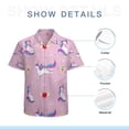 thumbnail image 7 of High Quality Hawaiian Shirts for Men Short Sleeve Aloha Beach Shirt Floral Summer Casual Button Down Shirts Blouses EGEGSC, 7 of 7
