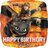 Anagram International HX How to Train Your Dragon Happy Birthday Packaged Party Balloons, Multicolor