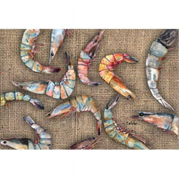 Carolines Treasures 8738PLMT Shrimp Fabric Placemat