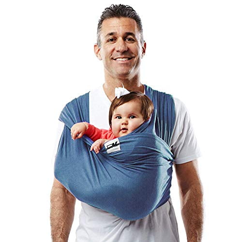 Baby K tan Original Baby Carrier Denim Large