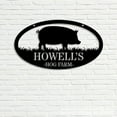 thumbnail image 3 of Craftnamesign Custom Outdoor Pig Farm Metal Sign, Pig Farm Sign, Farmhouse Decor, 3 of 3