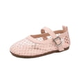 thumbnail image 2 of Kids Mesh Mary Jane Shoes, Lightweight Breathable Flats for Summer & Everyday Wear Pink 1, 2 of 6