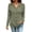 Green Blouse, variant on Qgtaibl Hooded Tops for Women Ribbed Knit Raglan Long Sleeve Pullover Shirts Soft Stretchy Decorative Button Tunics Pink S