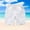 White, variant on LNWUY Kids Summer Solid Color With Pockets Casual Pants Loose Breathable Elastic Waist Shorts Children's Summer Sports Shorts Green 90