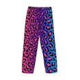 thumbnail image 5 of Bingfone Leopard Neon Rainbow Gradient Mens All Over Print Sleep Pajama Pants-Xx-Large, 5 of 9