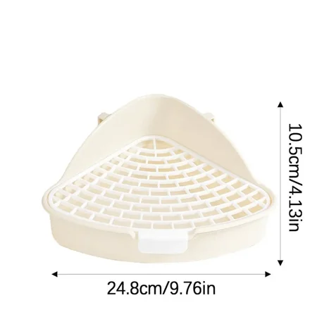 Triangle Animal Pet Cat Rat Rabbit Pee Potty Trainer Litter Tray Toilet Corner For Small Pet Guinea Pig Toilet Litter Box