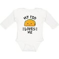 thumbnail image 3 of Inktastic My Tio Loves Me with Taco Illustration Boys or Girls Long Sleeve Baby Bodysuit, 3 of 5