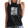 thumbnail image 2 of Wycnly Tank Top for Women Tank Top for Women Comfy Loose Independence Day 4th of July Patriotic Tank Tops Cute US Flag Print Sleeveless Top Ladies Sleeveless Shirt, 2 of 5