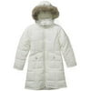 Athletic Works - Girls' Quilted Coat With Fur-Trim Detachable Hood