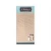 Darice Memo Pad Teal and Kraft 80 Sheet