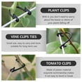 200pcs Rattan Climbing Fixing Plants Trellis Clips Support Clips Vine