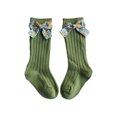 thumbnail image 2 of ITFABS Nouveau-Né Filles Floral Bowknot Chaussettes Bas de Mode, 2 of 3